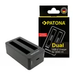 Kép 1/4 - PATONA dupla töltő Insta360 X5 CINSBAHA-hoz, USB-C kábellel együtt