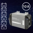 Obraz 3/7 - Qoltec Smart Monolith nabíjačka pre batérie LiFePO4 AGM GEL SLA | 10A | 24V
