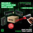 Kép 2/4 - PATONA Prémium Akkumulátor Zebra TC21 / TC210 / TC210K / TC26 / TC26AK számára – 3100mAh 3.85V Li-Ion