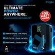 Kép 2/7 - PATONA Platinum V-Mount Akkumulátor VCompact99 99Wh 14.8V PD100W 2× USB-C, USB-A, DC, D-Tap & kemény tok