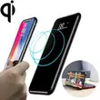 Picture 3/6 -Baseus Bracket Wireless Charger Power Bank Qi 8000 mAh with Wireless Charging and Pull-Type Support black (PPALL-EX01)