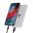 Baseus S10 10000 mAh power bank Qi töltő 18W max Fehér (PPS10-02)