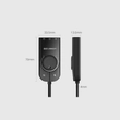 Kép 6/6 - Ugreen külső USB hangkártya 3.5mm mini jack hangerőszabályzóval 2 porttal 15cm - Fekete (40964)