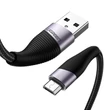 Obraz 1/6 - UgreenXXX USB - micro USB Quick Charge 3.0 / Huawei PCF dátový a nabíjací kábel 2,4A - 1m čierno-sivý (50873)