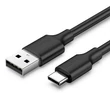 Kép 1/6 - Ugreen USB - USB Type C adat és töltőkábel 3A 0,5m - Fekete(60115)