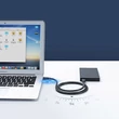 Obraz 2/6 - UgreenXXX Kábel USB 3.0 (samec) na USB 3.0 (samec) 2 m - sivý (60526)
