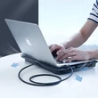 Obraz 5/6 - UgreenXXX Kábel USB 3.0 (samec) na USB 3.0 (samec) 2 m - sivý (60526)