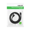 Obraz 6/6 - UgreenXXX Kábel USB 3.0 (samec) na USB 3.0 (samec) 2 m - sivý (60526)