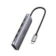 Obraz 1/5 - Adaptér 5v1 Ugreen Hub USB-C- 3x USB 3.0 HDMI 4K USB-C PD 100W (sivý)