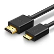 Obraz 1/6 - UgreenXXX HDMI kábel na mini HDMI 19 pin 2.0v 4K 60Hz 30AWG 1,5 m - čierny (11167)