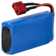 Kép 6/7 - VHWB Modellkészítő eszköz, RC akkumulátor - 1800 mAh 7,4 V Li-polimer, T-dugó AWG16