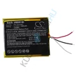 Kép 1/3 - VHBW MP3-lejátszó elemcsere a SanDisk PR-303038PL-hez - 260 mAh 3,7 V Li-polimer