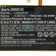 Picture 3/7 -VHBW Tablet Battery Replacement for Lenovo L20D2P32 - 7500 mAh 3.86 V Li-polymer