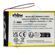 Kép 3/7 - VHBW táblagép csere akkumulátor a PT3867103-hoz - 3000 mAh 3,7 V Li-polimer