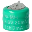 Obraz 5/7 - Batéria pre RC modely VHWB 3/V15H - 20mAh 3,6V NiMH + 2-pinový spájkovací konektor