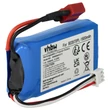 Kép 7/7 - VHWB Modellkészítő eszköz, RC akkumulátor - 1800 mAh 7,4 V Li-polimer, T-dugó AWG16
