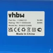 Kép 3/5 - VHBW Akkumulátor Husqvarna 112862101, 1128621-01, 1128621-01/6, 112862101/6 - 3000mAh 18V NiMH