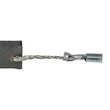Kép 3/4 - VHBW 2x szénkefe Bosch 1607000V37 helyettesítő elektromos szerszámhoz - 6 x 10 x 17 mm