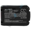 Kép 5/7 - VHBW fűnyíró csere akkumulátor Gardena 14902-2, 14902-20, 14903-20, 14903 - 5000 mAh 18 V Li-Ion, fekete