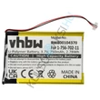 Kép 5/7 - VHBW MP3-lejátszó csere akkumulátor Sony 1-756-702-11, 1-756-702-12, 8315A32402 - 750 mAh 3,7 V Li-Ion