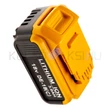 Kép 1/3 - VHBW Elektromos szerszám akkumulátor Dewalt DCB180, DCB181 - 3000 mAh, 18 V, Li-ion