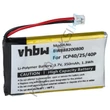 Kép 1/7 - VHBW vezeték nélküli fejhallgató elemcsere Sena ICP40/25/40P-hez - 350 mAh 3,7 V Li-polimer