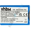 Kép 3/7 - VHBW GPS csere akkumulátor TomTom 4EG0.001.08, 6027A0090721, 4EG0.001.17, 4EM0.001.01 - 1100 mAh, 3,7 V