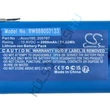 Picture 3/7 -VHBW Lawnmower Battery Replacement for Bosch 08830-00.640.00, 08804-00.640.00 - 2000 mAh 11.1 V Li-Ion