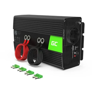Green Cell ® Voltage Car Inverter 24V to 230V, 1000W Full Sine Wave