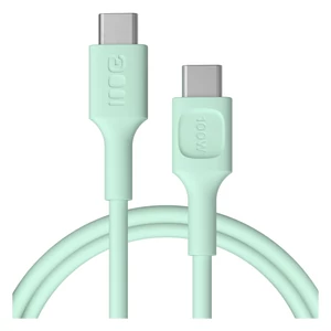 Greencell PowerFlex Silikónový USB-C kábel 1,2m 100W Rýchle Nabíjanie PD Zelený