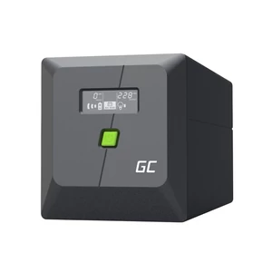 Greencell UPS núdzové napájanie 750VA 480W PowerProof s LCD displejom Čistý sínusový priebeh