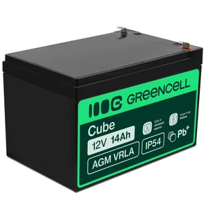 Green Cell AGM Battery 12V 14Ah
