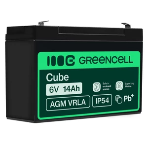 Green Cell AGM gélová batéria 6V 14Ah