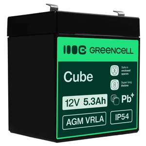 Green Cell AGM batéria 12V 5,3Ah