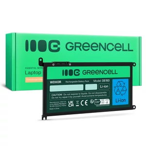 Battery Green Cell WDX0R WDXOR for Dell Inspiron 13 5368 5378 5379 14 5482 15 5565 5567 5568 5570 5578 5579 7560 7570 17 5770