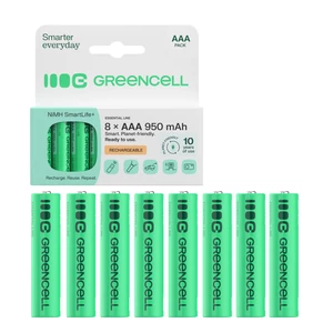 Batéria Green Cell 8x AAA HR03 950mAh