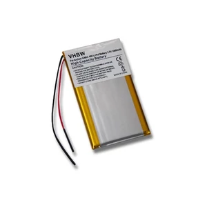 Batéria do MP3 prehrávača VHBW pre Archos GMini 400, 402, 402 ccm - 1400 mAh 3,7 V Li-polymer