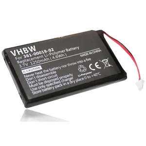 Výmena batérie VHBW GPS pre Garmin 361-00019-02 - 1250mAh, 3,7V