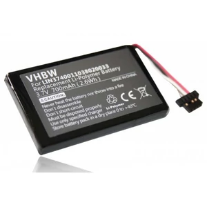 Výmena batérie VHBW GPS pre Navigon LIN3740011040008007, LIN3740011038020033 - 700mAh, 3,7V