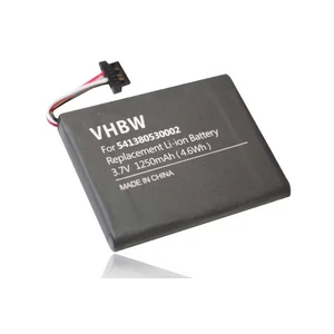 Výmena batérie VHBW GPS pre Becker E4MT081202B22 - 1250mAh, 3,7V