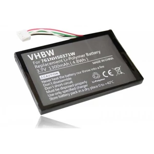 Výmena batérie VHBW GPS pre Navigon 761NH50371W - 1300mAh, 3,7V