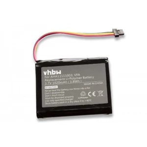 Výmena batérie VHBW GPS pre TomTom VFA, AHA11111003 - 1020mAh, 3,7V