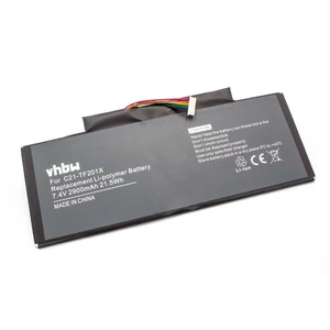 Výmena batérie tabletu VHBW pre Asus C21-TF201X - 2900 mAh 7,5 V Li-polymer