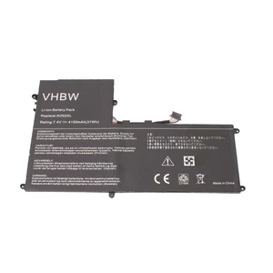 VHBW táblagép csere akkumulátor HP AO02XL, 728558-005 - 4150 mAh 7,4 V Li-polimerhez