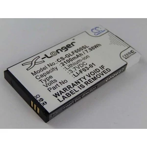 VHBW GPS Battery Replacement for LI-F03-01 - 2100mAh, 3.7V