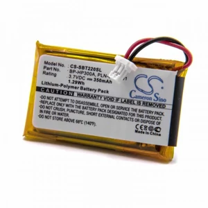 Výmena batérie bezdrôtovej náhlavnej súpravy VHBW pre Sony 6535801, 64327-01, 64399-01, 65358-01 - 350 mAh 3,7 V Li-polymér