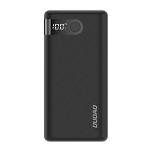 Dudao power bank 20000 mAh 2x USB / USB Type C / micro USB, 2 A, LED kijelzővel fekete (K9Pro-06)