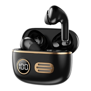 Remax fülbe helyezhető vezeték nélküli fülhallgató, Retro True TWS fülhallgató, fekete (TWS-39)