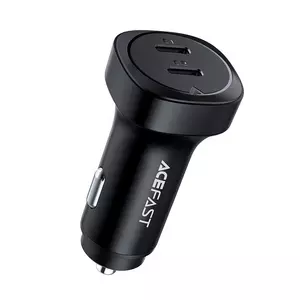 Acefast autós töltő 72W, 2x USB Type C, PPS, Power Delivery, Quick Charge 3.0, AFC, FCP, fekete (B2-black)