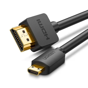 UGREEN HD127 Micro HDMI - HDMI 4K 3D kábel 1 m (čierny)